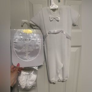 3 Piece Treasures From Heaven Baptism Outfit